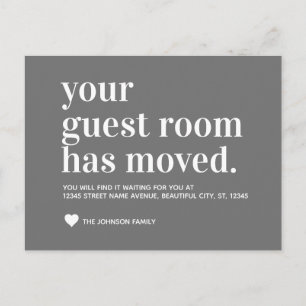 Moderne Ankündigung der Silver Gray Guest Room Mov