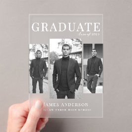 Moderne Ankündigung des 3-Foto-Abschlusses