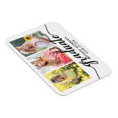 Moderne Ankündigung des 3-Foto-Abschlusses Magnet (Rechte Seite)