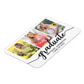 Moderne Ankündigung des 3-Foto-Abschlusses Magnet (Linke Seite)