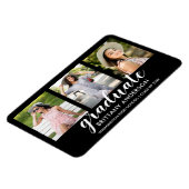 Moderne Ankündigung des 3-Foto-Abschlusses Magnet (Linke Seite)