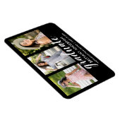 Moderne Ankündigung des 3-Foto-Abschlusses Magnet (Rechte Seite)