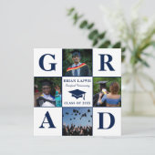 Moderne Ankündigung des 4-Foto-Abschlusses (Stehend Vorderseite)