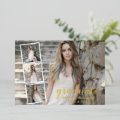 Moderne Ankündigung des 4-Foto-Abschlusses (Stehend vorne)