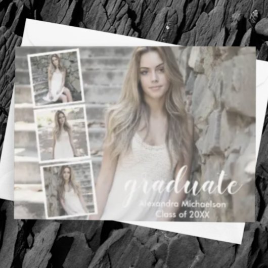 Moderne Ankündigung des 4-Foto-Abschlusses