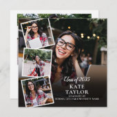 Moderne Ankündigung des 5-Foto-Abschlusses (Vorne/Hinten)