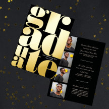 Moderne Ankündigung des Abschlusses der einfachen