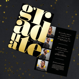 Moderne Ankündigung des Abschlusses der einfachen