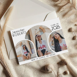 Moderne Ankündigung des Abschlusses "FotoCollage"