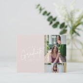 Moderne Ankündigung des Abschlusses "FotoCollage" (Stehend Vorderseite)