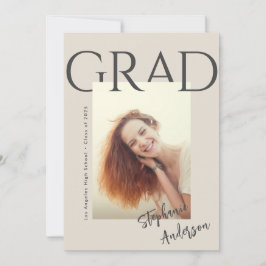 Moderne Ankündigung des Abschlusses für einfaches