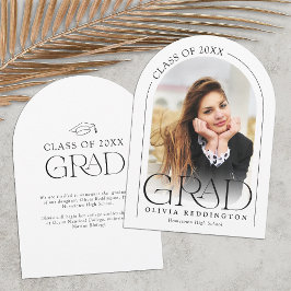 Moderne Ankündigung des Abschlusses "Minimal Arch 