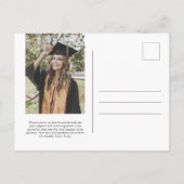 Moderne Ankündigung des Abschlusses mit Chic (Rückseite)