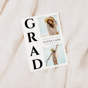 Moderne Ankündigung des Abschlusses mit Foto