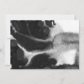 Moderne Ankündigung des Abschlusses "Simple Black (Rückseite)