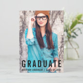 Moderne Ankündigung des Fotos Minimalistischer Abs (Stehend Vorderseite)