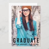 Moderne Ankündigung des Fotos Minimalistischer Abs (Vorne/Hinten)