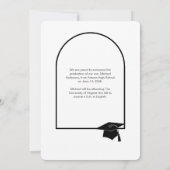 Moderne Ankündigung des Graduate Foto White GRAD A (Rückseite)