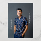 Moderne Ankündigung des Graduate-Fotos für Golden  (Vorderseite)