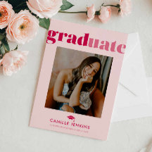 Moderne Ankündigung des Minimal Foto Abschluss