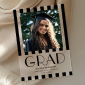 Moderne Ankündigung des Retro Foto Abschlusses