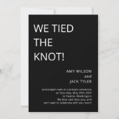 Moderne Ankündigung einer einfachen Schwarz-Weiß-H (Vorderseite)