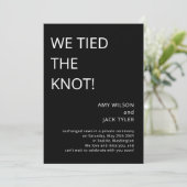 Moderne Ankündigung einer einfachen Schwarz-Weiß-H (Stehend Vorderseite)