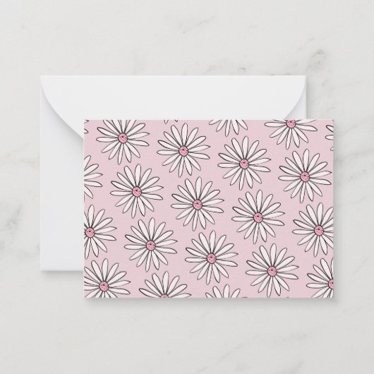 Moderne Ankündigung floral Daisy (Rückseite)