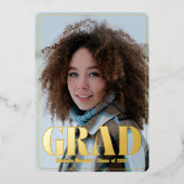 Moderne Ankündigung & Graduierung Party Einladung (Vorderseite)