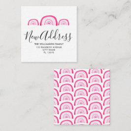 Moderne Ankündigung Rosa Regenbogen