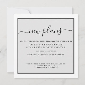 Moderne Ankündigung verspäteter Veranstaltungen -