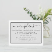 Moderne Ankündigung verspäteter Veranstaltungen - (Stehend Vorderseite)