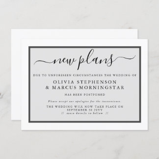 Moderne Ankündigung verspäteter Veranstaltungen -