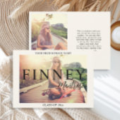 Moderne Ankündigung von 2 Fotos Abschluss