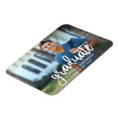 Moderne Ankündigung von Abschlüssen für Pinselstri Magnet (Linke Seite)