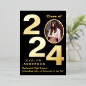 Moderne Ankündigung von Abschlüssen und Party Einl (Stehend vorne)