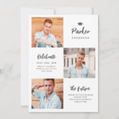 Moderne Ankündigung von Foto-Abschlüssen für Pinse (Rückseite)