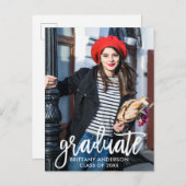 Moderne Ankündigung von Foto-Abschlüssen für Pinse (Vorne/Hinten)