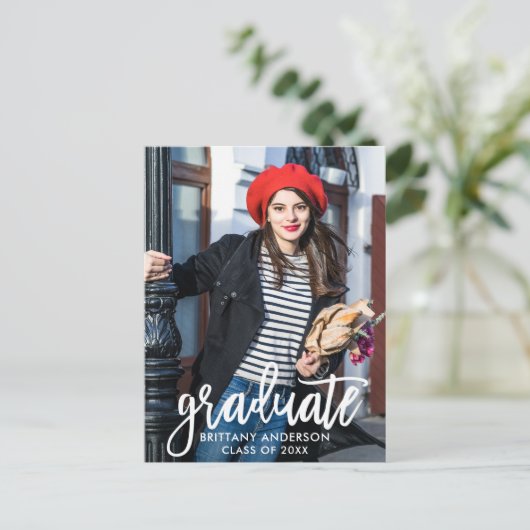 Moderne Ankündigung von Foto-Abschlüssen für Pinse (Stehend Vorderseite)