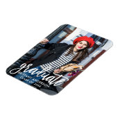 Moderne Ankündigung von Foto-Abschlüssen für Pinse Magnet (Linke Seite)