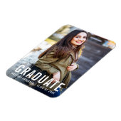 Moderne Ankündigung von Foto für Coolen Abschluss Magnet (Linke Seite)