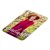 Moderne Ankündigung von Foto für Hübschen Abschlus Magnet (Linke Seite)