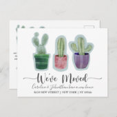 Moderne Ankündigung von Kakteen (Vorne/Hinten)