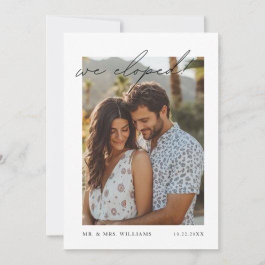 Moderne Ankündigung | "Wir haben uns ausgeweitet" (Vorderseite)