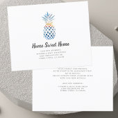 Moderne Ankündigung zur Änderung der Adressentwick