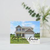 Moderne Ankündigung zur Bewegung des Fotos Postkarte (Stehend Vorderseite)