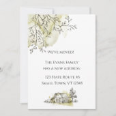 Moderne Ankündigung zur Wasserfarbenzeichnung (Vorderseite)