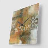 Moderne Anmerkung II Quadratische Wanduhr (Winkel)