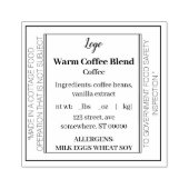 Moderne, anpassbare Hütte Gummistempel (Prägung)