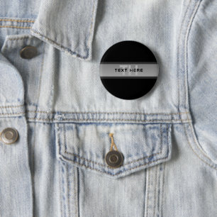 Moderne anpassbare mehrschichtige Texte   Schwarz  Button